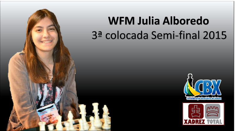 Entrevista com a WFM Julia Alboredo - BRA Feminino 2015 - Xadrez Total
